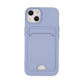 BSSM iPhone 14 Kelvin Kartvizitli Silikon Lila Kılıf
