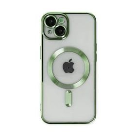 BSSM iPhone 14 Kross Magneticsafe Kapak Koyu Yeşil Renkli Kılıf