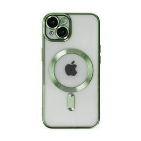 BSSM iPhone 14 Kross Magneticsafe Kapak Koyu Yeşil Renkli Kılıf