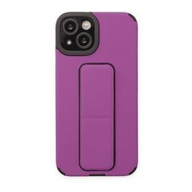 BSSM iPhone 14 Mega Standlı Silikon Mor Kılıf