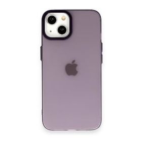 BSSM iPhone 14 Modos Metal Kapak Derin Mor Kılıf