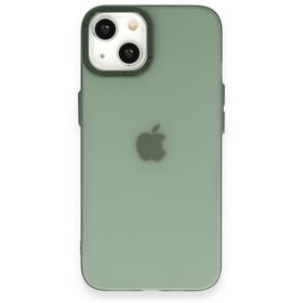 BSSM iPhone 14 Modos Metal Kapak Koyu Yeşil Kılıf