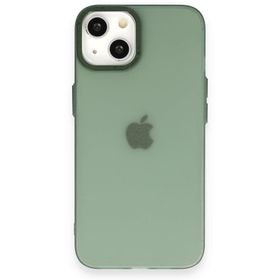 BSSM iPhone 14 Modos Metal Kapak Koyu Yeşil Kılıf