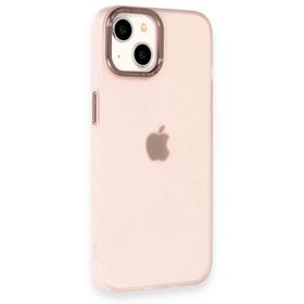 BSSM iPhone 14 Modos Metal Kapak Pembe Kılıf