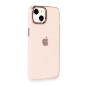 BSSM iPhone 14 Modos Metal Kapak Pembe Kılıf