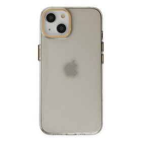 BSSM iPhone 14 Modos Metal Kapak Şeffaf Kılıf