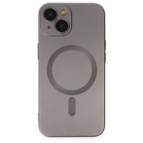 BSSM iPhone 14 Moshi Lens Magneticsafe Silikon Füme Kılıf