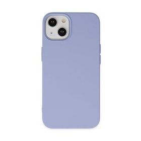 BSSM iPhone 14 Nano içi Kadife Silikon Lila Kılıf
