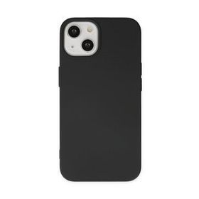 BSSM iPhone 14 Nano İçi Kadife Silikon Siyah Kılıf