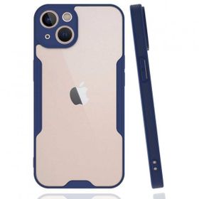 BSSM iPhone 14 Platin Silikon Lacivert Kılıf
