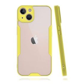 BSSM iPhone 14 Platin Silikon Sarı Kılıf