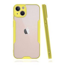 BSSM iPhone 14 Platin Silikon Sarı Kılıf