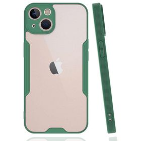 BSSM iPhone 14 Platin Silikon Yeşil Kılıf