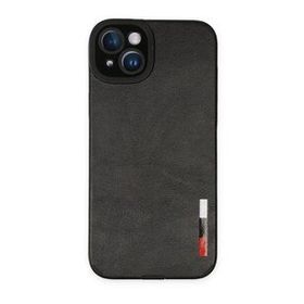BSSM iPhone 14 Plus Loop Deri Silikon Siyah Kılıf