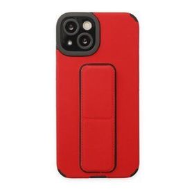 BSSM iPhone 14 Plus Mega Standlı Silikon Kırmızı Kılıf