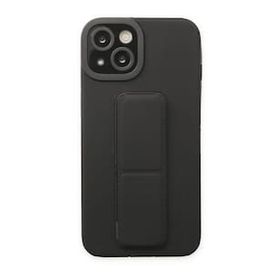BSSM iPhone 14 Plus Mega Standlı Silikon Siyah Kılıf