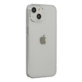 BSSM iPhone 14 Plus PC Sert Şeffaf Kapak Şeffaf Kılıf