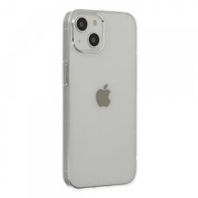 BSSM iPhone 14 Plus PC Sert Şeffaf Kapak Şeffaf Kılıf