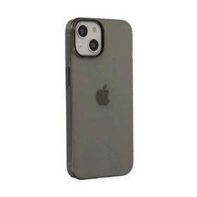 BSSM iPhone 14 Plus PC Sert Şeffaf Kapak Siyah Kılıf