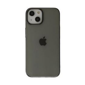 BSSM iPhone 14 Plus PC Sert Şeffaf Kapak Siyah Kılıf