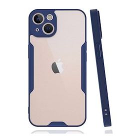 BSSM iPhone 14 Plus Platin Silikon Lacivert Kılıf