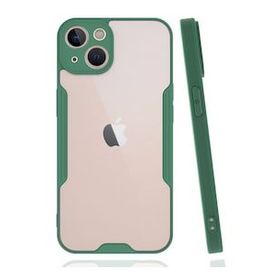 BSSM iPhone 14 Plus Platin Silikon Yeşil Kılıf