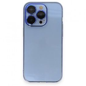 BSSM iPhone 14 Pro Max Armada Lensli Kapak Sierra Blue Kılıf
