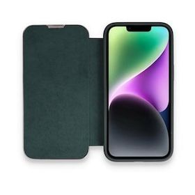 BSSM iPhone 14 Pro Max Dolpin Kapaklı Koyu Yeşil Kılıf