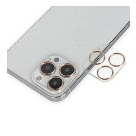 BSSM iPhone 14 Pro Max Gold Band Metal Kamera Lens