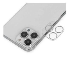 BSSM iPhone 14 Pro Max Gümüş Band Metal Kamera Lens