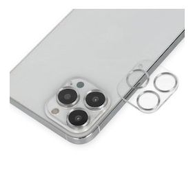 BSSM iPhone 14 Pro Max Gümüş Band Metal Kamera Lens