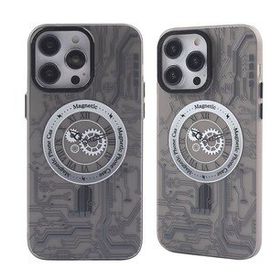 BSSM iPhone 14 Pro Max Magneticsafe Desenli Kapak Apollo Siyah 1 Kılıf