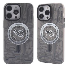 BSSM iPhone 14 Pro Max Magneticsafe Desenli Kapak Apollo Siyah 1 Kılıf