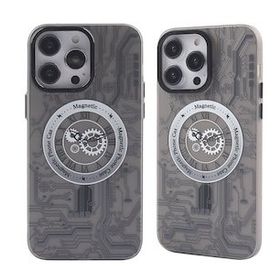 BSSM iPhone 14 Pro Max Magneticsafe Desenli Kapak Apollo Siyah 1 Kılıf