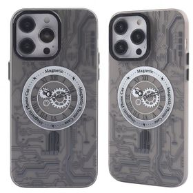 BSSM iPhone 14 Pro Max Magneticsafe Desenli Kapak Apollo Siyah 1 Kılıf
