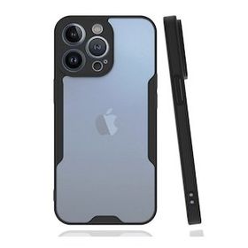 BSSM iPhone 14 Pro Max Platin Silikon Siyah Kılıf