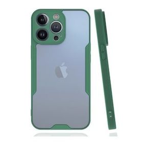BSSM iPhone 14 Pro Max Platin Silikon Yeşil Kılıf