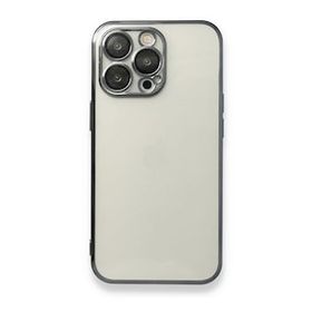 BSSM iPhone 14 Pro Max Razer Lensli Silikon Siyah Kılıf
