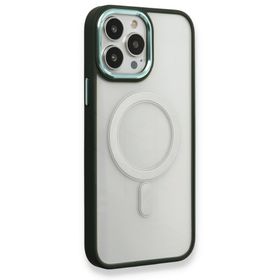 BSSM iPhone 14 Pro Max Room Magneticsafe Silikon Köknar Yeşili Kılıf