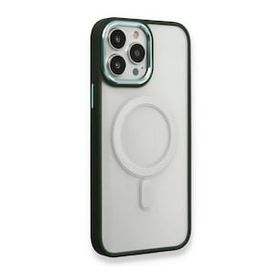 BSSM iPhone 14 Pro Max Room Magneticsafe Silikon Köknar Yeşili Kılıf