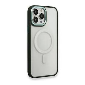 BSSM iPhone 14 Pro Max Room Magneticsafe Silikon Köknar Yeşili Kılıf