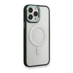BSSM iPhone 14 Pro Max Room Magneticsafe Silikon Köknar Yeşili Kılıf