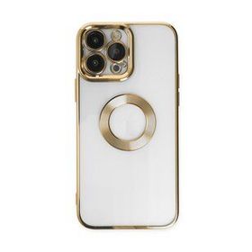 BSSM iPhone 14 Pro Max Slot Silikon Gold Kılıf