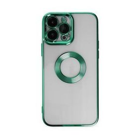 BSSM iPhone 14 Pro Max Slot Silikon Köknar Yeşili Kılıf