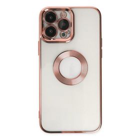 BSSM iPhone 14 Pro Max Slot Silikon Rose Gold Kılıf