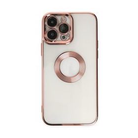 BSSM iPhone 14 Pro Max Slot Silikon Rose Gold Kılıf