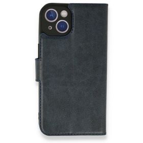 BSSM iPhone 14 Trend S Plus Kapaklı Lacivert Kılıf