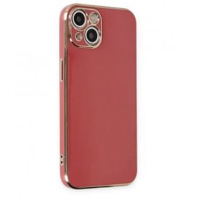 BSSM iPhone 14 Volet Silikon Kırmızı Kılıf