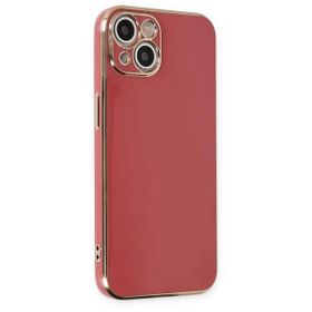 BSSM iPhone 14 Volet Silikon Kırmızı Kılıf