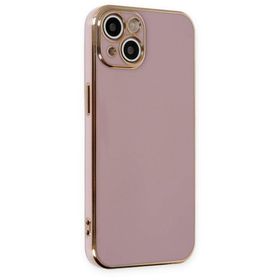 BSSM iPhone 14 Volet Silikon Mor Kılıf